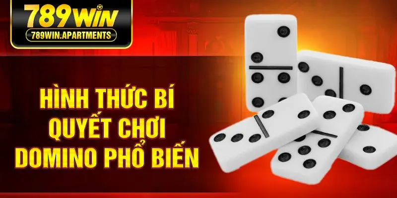 Hình thức bí quyết chơi domino phổ biến